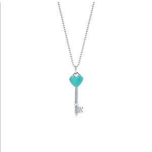 Tiffany Heart Key silver necklace